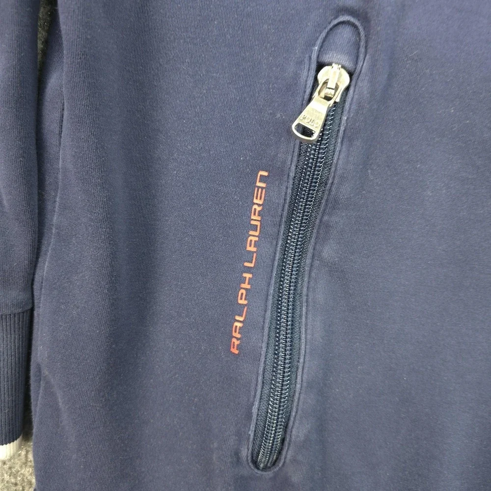 Polo Ralph Lauren Jacket Mens 2XL Blue Performance Track Full Zip Golf Pony Logo